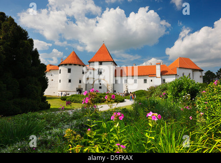 Varazdin château dans la vieille ville - la Croatie, Europe Banque D'Images