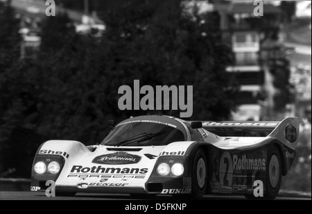 1000 KM Spa,Belgique,1985, Porsche 962 C,Derek Bell (GB)/Hans-Joachim coincé (D) Banque D'Images