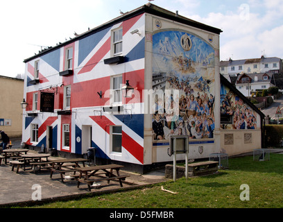 L'Union Inn, Saltash, Cornwall, UK 2013 Banque D'Images