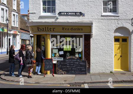 Mad Hatter Cafe Restaurant Vieille Ville Margate Banque D'Images