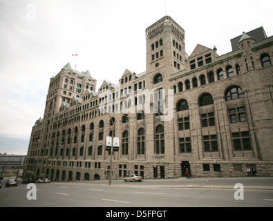 La gare Windsor est une ancienne gare à Montréal, Québec. Banque D'Images