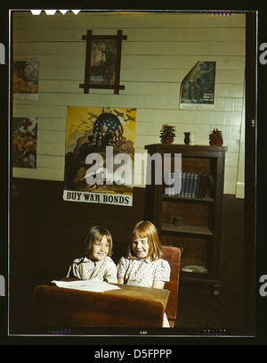 Les enfants des écoles rurales, San Augustine County, Texas (LOC) Banque D'Images