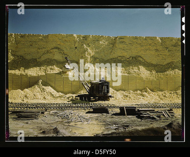 Freeport Sulphur Co., 60 pieds de haut de soufre tva, Hoskins Mound, Texas (LOC) Banque D'Images