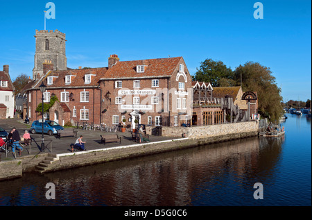 Le quai à Wareham, Dorset Banque D'Images