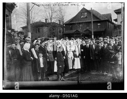 Les grévistes de Auburn - avril '13 (LOC) Banque D'Images