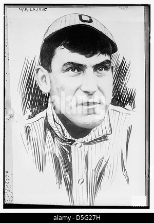 [Croquis de Nap Lajoie, Cleveland AL (baseball)] (LOC) Banque D'Images