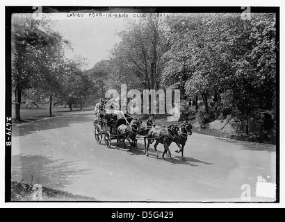 Ladies' 4 dans la main-club (LOC) Banque D'Images