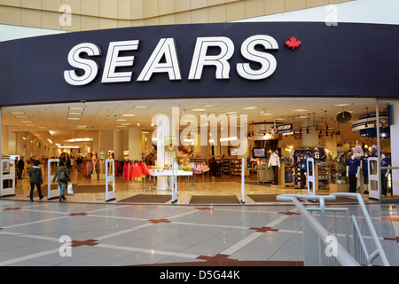 Magasin Sears dans centre commercial Eaton, Toronto, Canada Banque D'Images