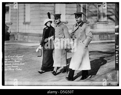 [Ernst August, Louise Victoria et Prince Oscar] (LOC) Banque D'Images