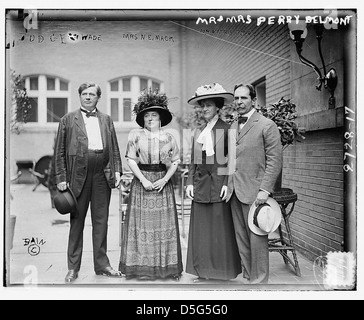 Wade, juge Mme Mack, M. et Mme Perry Belmont (LOC) Banque D'Images