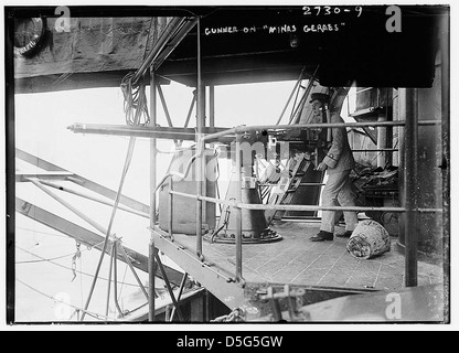 L'Artilleur SUR LE MINAS GERAES (LOC) Banque D'Images