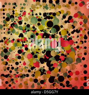 Nouveau résumé fond avec les points de couleur La commission peut utiliser l'art comme un design moderne Banque D'Images