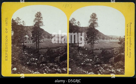 Cooley's Ranch, 10 miles à l'est du Camp d'Apache, de l'Arizona. (LOC) Banque D'Images