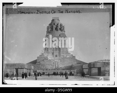 Monument -- Bataille des Nations (LOC) Banque D'Images