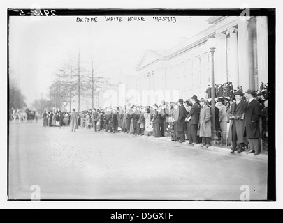 Avant de la Maison Blanche (LOC) Banque D'Images