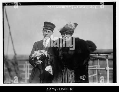 Mary Garden and Flower Boy ? ? (LOC) Banque D'Images