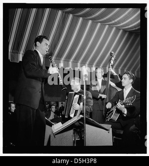 [Portrait de Abe Plus, Pete Ponti, Sid Jacobs, Jimmy et Norton, Hickory House, New York, N.Y., ca. Juin 1947] (LOC) Banque D'Images