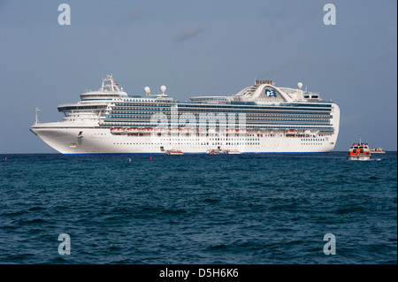 British West Indies, caïmans, Grand Cayman, George Town, Princess Crown Princess Banque D'Images