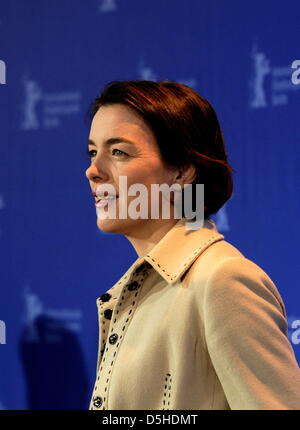 L'actrice britannique Olivia Williams assiste à la photocall pour le film 'The Ghost Writer' lancé en compétition lors de la 60e Berlinale International film festival Vendredi, 12 février 2010 à Berlin. Photo : Marcus Brandt dpa/lbn Banque D'Images