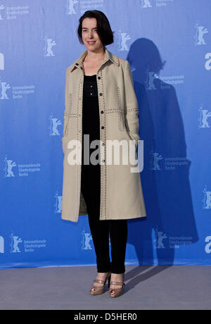 L'actrice britannique Olivia Williams assiste à la conférence de presse du film 'The Ghost Writer' au cours de la 60e Berlinale Festival International du Film de Berlin, Allemagne, le vendredi 12 février 2010. Le festival se déroule jusqu'au 21 février 2010. Photo : Hubert Boesl Banque D'Images