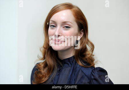 Actrice néerlandaise Lotte Verbeek assiste à un photocall du "Shooting Stars 2010" au cours de la 60e Berlinale Festival International du Film de Berlin, Allemagne, dimanche 14 février 2010. Le festival se déroule jusqu'au 21 février 2010. Photo : Marcus Brandt dpa/lbn Banque D'Images