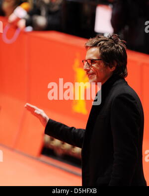 L'acteur Ben Stiller nous arrivent pour la première du film 'Greenberg' lancé en compétition lors de la 60e Berlinale Festival International du Film de Berlin, Allemagne, dimanche 14 février 2010. Le festival se déroule jusqu'au 21 février 2010. Photo : Marcus Brandt dpa/lbn Banque D'Images