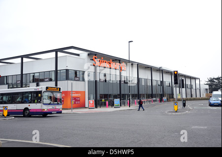 Le supermarché Sainsbury Superstore magasin dans le district de Portswood Southampton Hampshire UK Banque D'Images