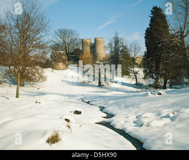 Saltwood château, près de Hythe, dans le Kent, England, GB Banque D'Images