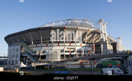 Die Amsterdam ArenA am 15.11.2012 vor dem Länderspiel zwischen den Niederlande und Deutschland. Foto : Roland Weihrauch/dpa Banque D'Images