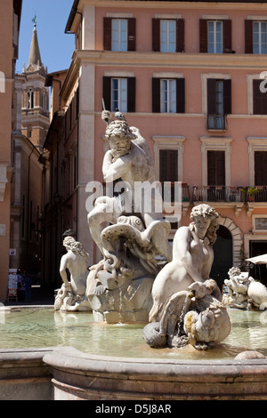 Piazza Navona Rome Italie Banque D'Images