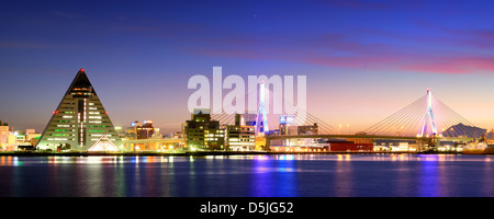 Toits de Aomori, Japon. Banque D'Images