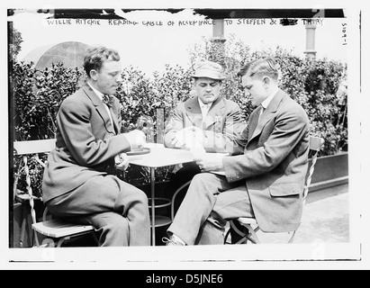 Willie Ritchie câble lecture d'acceptation à Steffen & Thiry (LOC) Banque D'Images