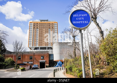 L'Hôpital de la ville de Belfast Banque D'Images