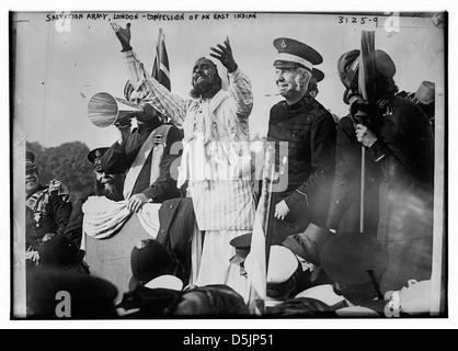 Armée du salut, Londres -- la Confession d'un Indien de l'Inde (LOC) Banque D'Images