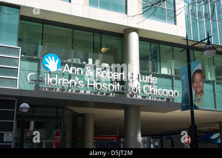 Ann et Robert H. Lurie Children's Hospital de Chicago. Banque D'Images