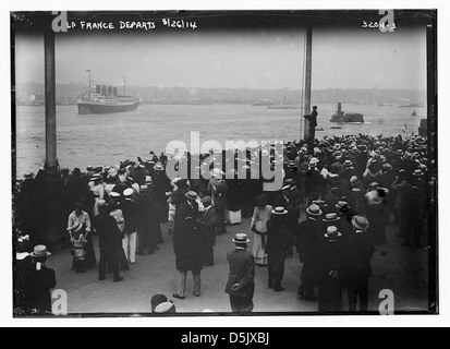 La France quitte, 8/26/14 (LOC) Banque D'Images