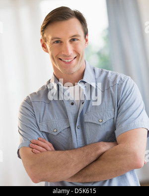 Portrait de jeune homme Banque D'Images