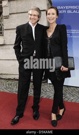 Peri Baumeister et Ar Prix de la télévision bavaroise à Ortmair (Bayerischer Fernsehpreis 2011) à Prinzregentheater (théâtre), Munich Banque D'Images