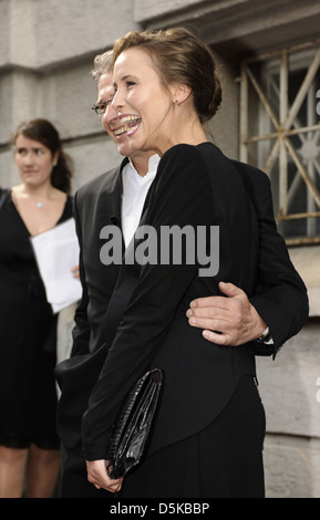 Peri Baumeister et Ar Prix de la télévision bavaroise à Ortmair (Bayerischer Fernsehpreis 2011) à Prinzregentheater (théâtre), Munich Banque D'Images