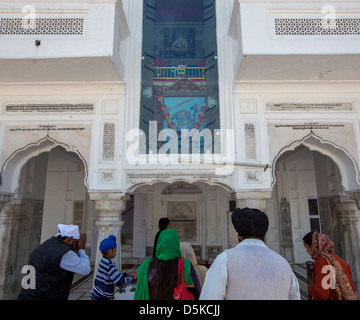 Baba Singh profonde martyre spot, Amritsar, Inde Banque D'Images