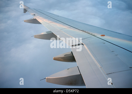 Aile Airbus A319 Banque D'Images