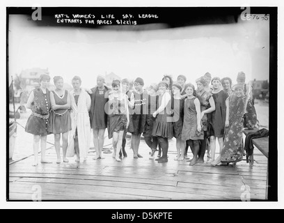 Nat'l la vie des femmes Sav. Les participants de la Ligue pour les courses, 8/22/15 (LOC) Banque D'Images