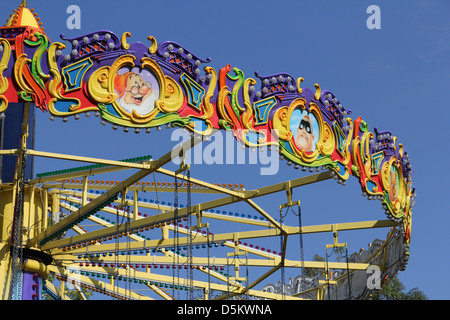 Merry-go-round carousel Banque D'Images