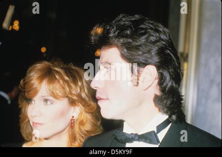 MARILU HENNER John Travolta 1984.(Image Crédit : © Pt/Photos/ZUMAPRESS.com) Globe Banque D'Images