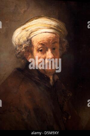 Self Portrait de Rembrandt van Rijn, rijksmuseum Banque D'Images