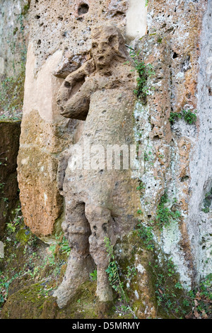 L'Europe, Italie, Toscane, Sovana, arête de sopraripa, tombe de la sirène, III siècle avant J.-C. Banque D'Images