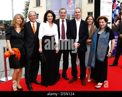 Invité, le Dr Dieter Graumann, Iris Berben, Matthias Platzeck, Patrcik McGrady, invité, Nicole Galliner au gala du peuple juif Banque D'Images