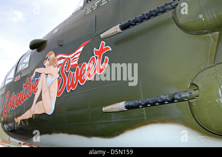 North American B-25 Mitchell de l'aéroport de Camarillo, Californie Banque D'Images