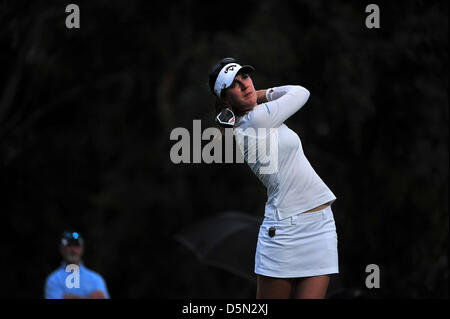 04 avril, 2013 : Sandra Gal pendant le premier tour de l'Championnat Nabisco Kraft à Mission Hills Country Club de Rancho Mirage, en Californie, John Green/CSM Banque D'Images