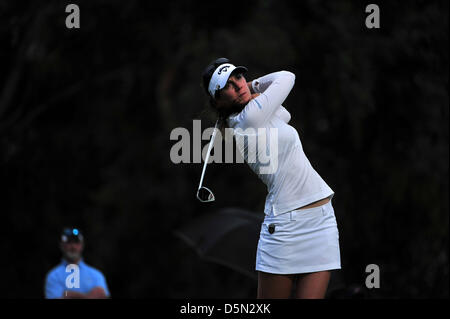 04 avril, 2013 : Sandra Gal pendant le premier tour de l'Championnat Nabisco Kraft à Mission Hills Country Club de Rancho Mirage, en Californie, John Green/CSM Banque D'Images